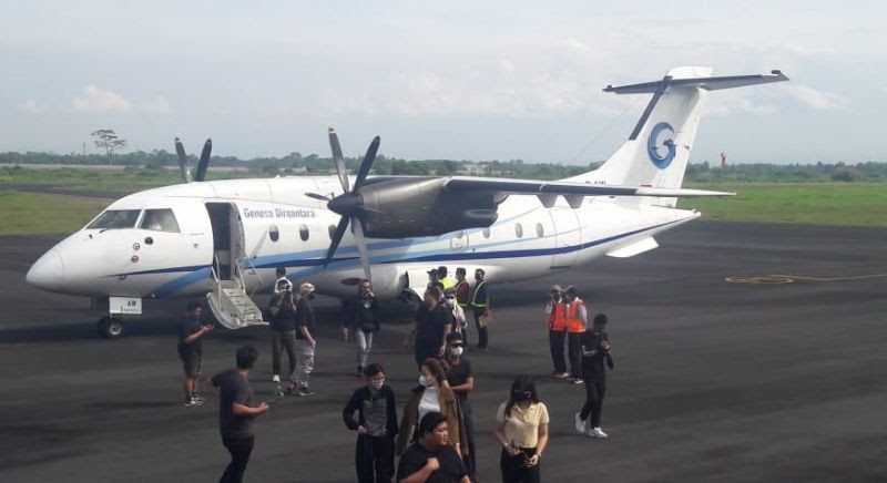 Selama Libur Lebaran Dua Pesawat Sewa Mendarat di Bandara Jember