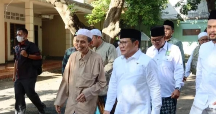 Muhaimin Iskandar Kunjungi Pesantren Nurul Jadid, Sekretaris Pesantren: Tak Bahas Pilbup