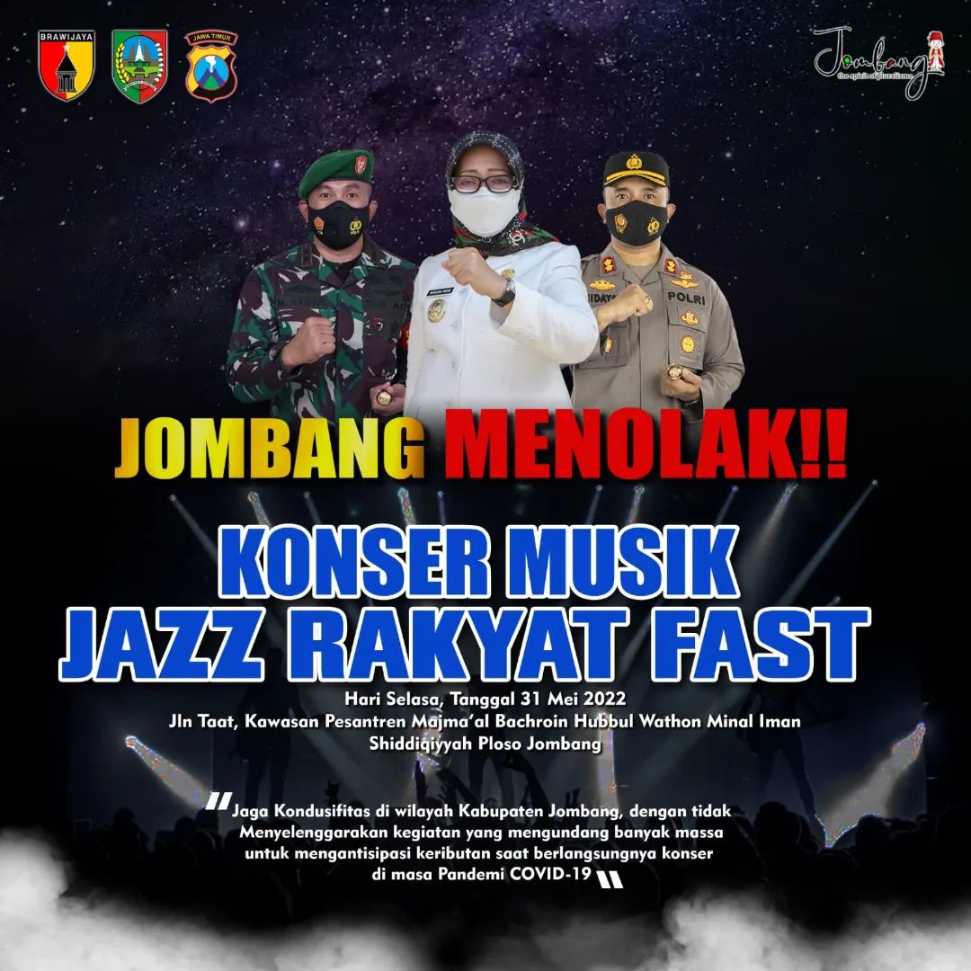 Beredar Poster Penolakan Konser Musik di Jombang yang Tampilkan Pelaku Pemerkosaan Santriwati