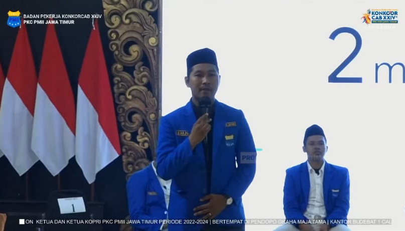 Baijuri Angkat Visi PMII Jawa Timur Berbasis Multisektor Strategis