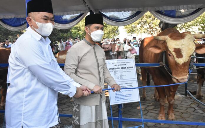 Khofifah Niatkan Kurban untuk 7 Mantan Gubernur Jatim