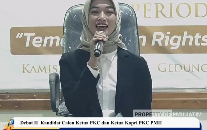 Debat Kandidat Calon PKC PMII Digelar di Trenggalek