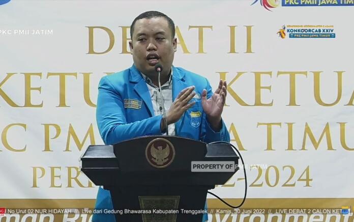 Debat Kandidat Calon PKC PMII Jatim, Abdul Ghoni: Kader Harus Advokasi Kasus HAM dan Lingkungan Hidup