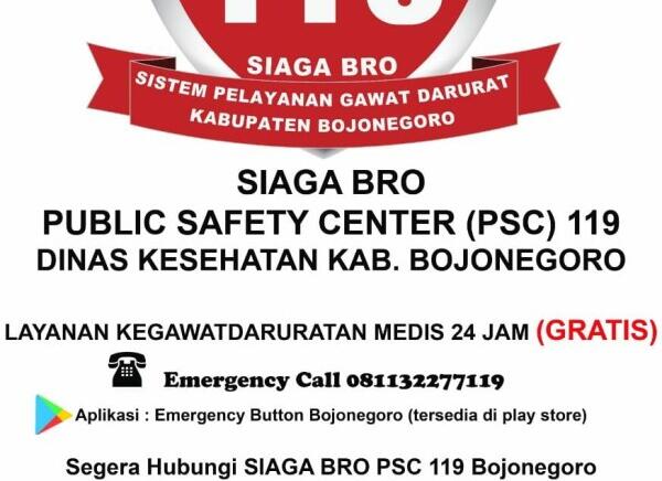 Tingkatkan Pelayanan Kesehatan, Pemkab Bojonegoro Bentuk Pelayanan PSC 119