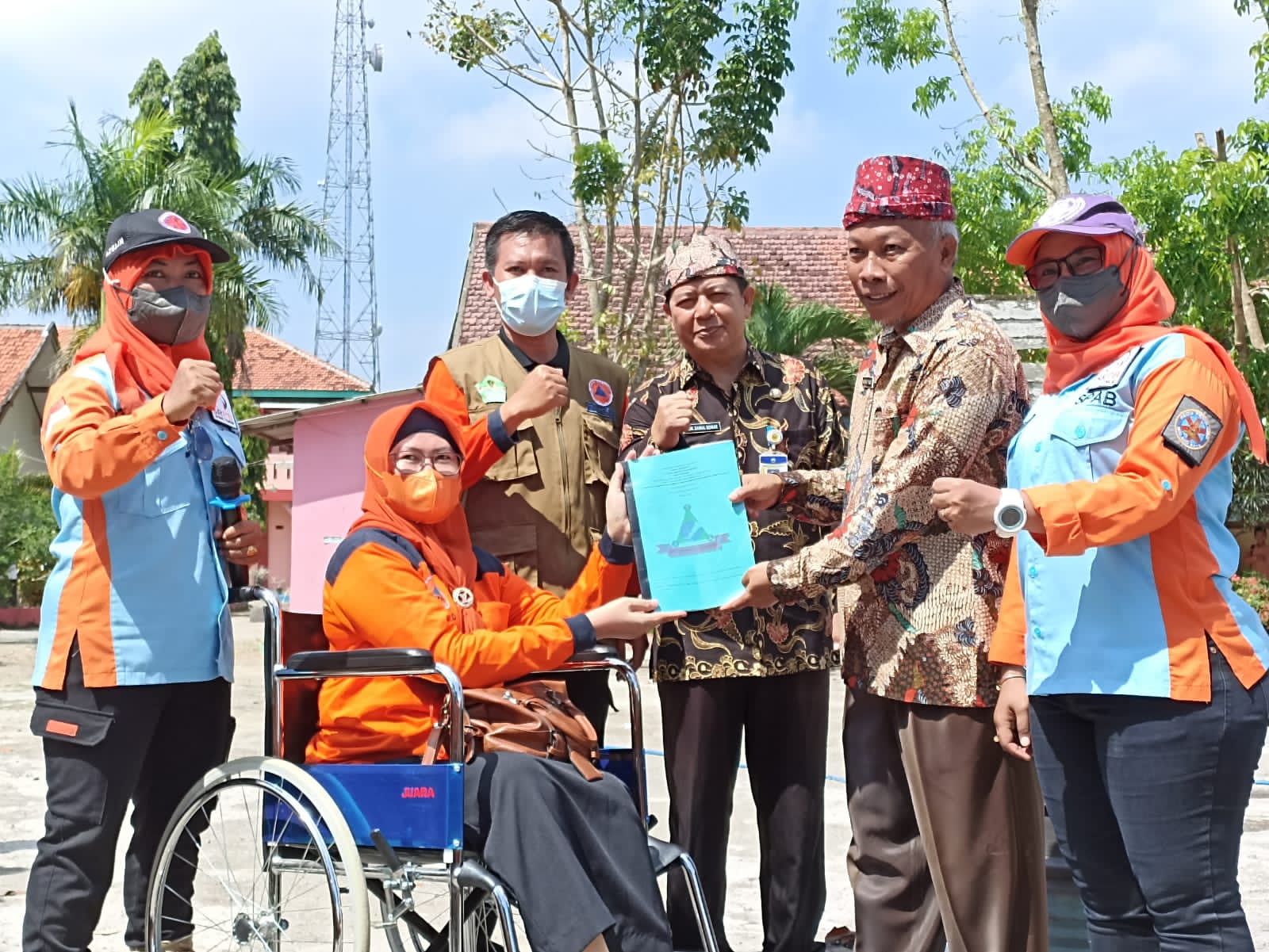 SPAB Berikan Pelatihan Pencegahan Bencana Alam di SMP Negeri 1 Tanah Merah Bangkalan