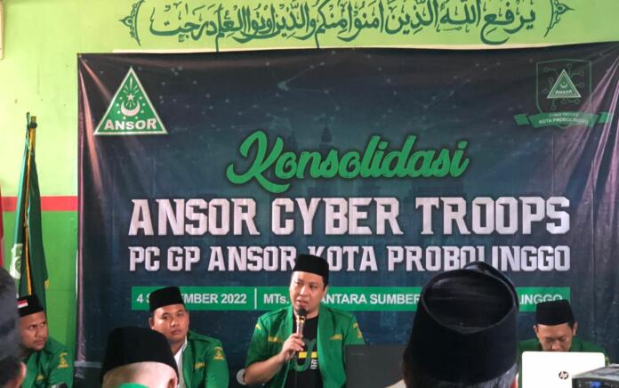 Kuatkan Pasukan Cyber, Ansor Kota Probolinggo Gelar Konsolidasi hingga Tingkat Ranting