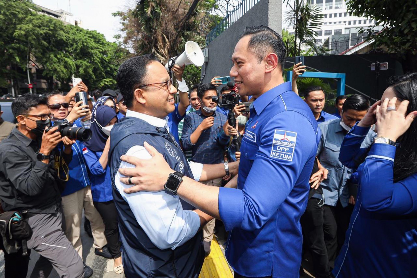 Kunjungi Kantor DPP Demokrat, Agus Yudhoyono Sambut Baik Anies