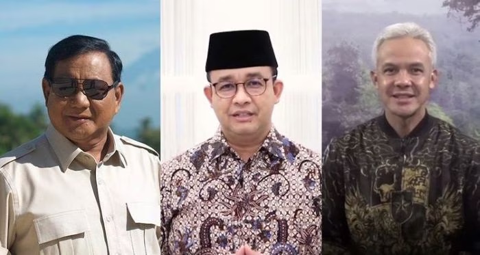 Persaingan Elektabilitas Prabowo, Ganjar, dan Anies 