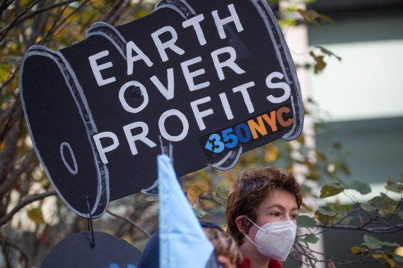 Aktivis Iklim Gelar Unjuk Rasa di New York City