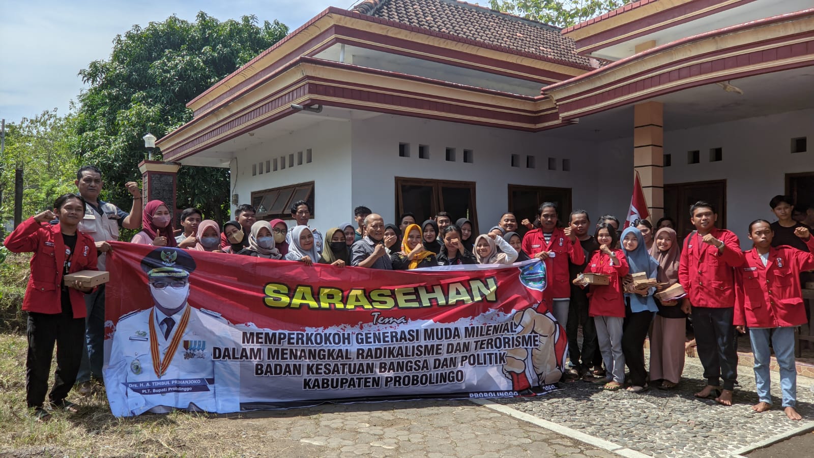 Gelar KTD, GMNI Probolinggo Bersama Bakesbangpol Ajak Mahasiswa Perangi Radikalisme