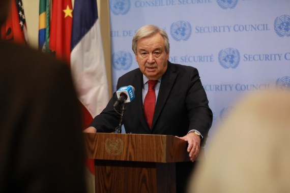 Guterres Tekankan Pentingnya Menjunjung Tinggi Nilai dan Prinsip PBB