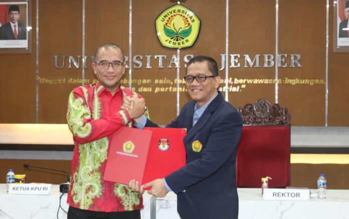 Komisi Pemilihan Umum RI Gandeng Universitas Jember Sukseskan Pemilu 2024