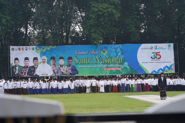 Peringati HSN 2022, Bupati Anna Serukan Teladani Perjuangan Santri dalam Memperjuangkan Kemerdekaan