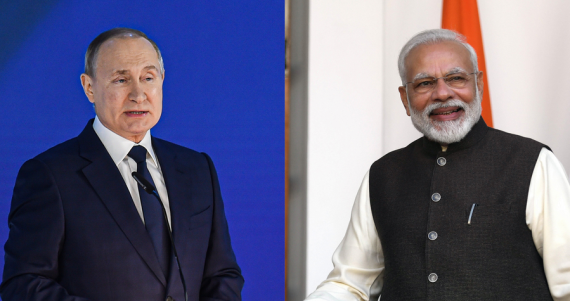 Putin dan Modi Bahas Kerja Sama Rusia-India Via Sambungan Telepon