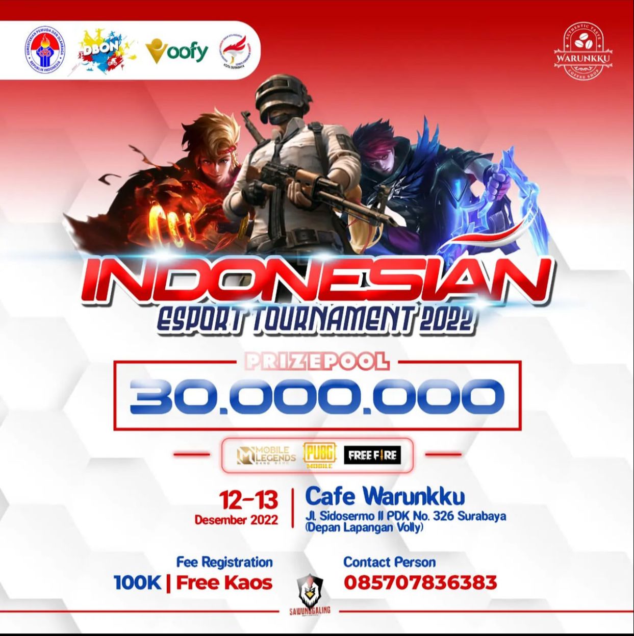 Gelaran Indonesian Tournament Esport 2022 segera Dimulai