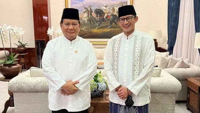 Sandiaga Uno Sudah Bertemu Prabowo, Gerindra: Insya Allah Baik-baik Saja