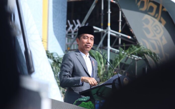 Teks Pidato Presiden Jokowi dalam Resepsi Puncak Satu Abad NU