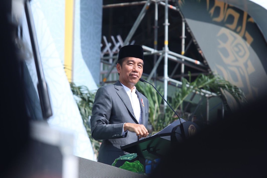 Teks Pidato Presiden Jokowi dalam Resepsi Puncak Satu Abad NU