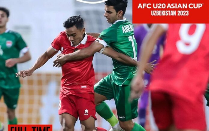 Melawan 10 Pemain Irak, Timnas Indonesia U-20 Gagal Raih Kemenangan di Laga Perdana
