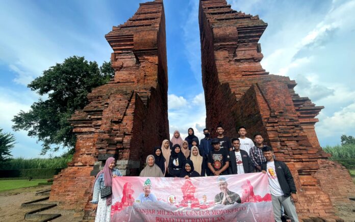 Lestarikan Peninggalan Sejarah, Ganjar Milenial Center Gelar Safari Candi dan Ziarah di Trowulan 