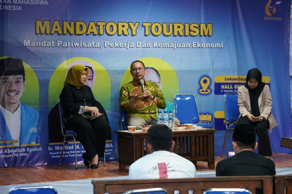 Komitmen Membangkitkan Pertumbuhan Ekonomi dan Devisa Negara, PB PMII Gelar Seminar Pariwisata