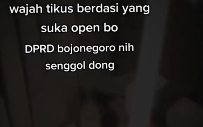 Jangan Ditiru! Diduga Anggota DPRD Bojonegoro Mangku Cewek Open BO