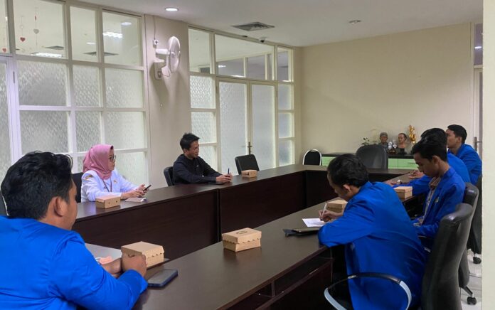 Dorong Peningkatan Kepemudaan, PMII Surabaya Gelar Audiensi Bersama Disbudporapar