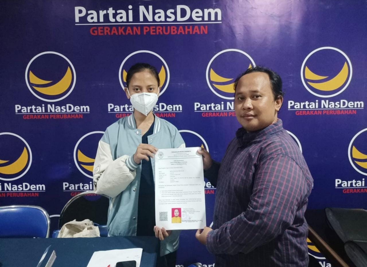 Resmi Daftar Bacaleg Partai NasDem, Aktivis Milenial Multi Talent Surabaya Ini Siap Raup Suara Gen Z