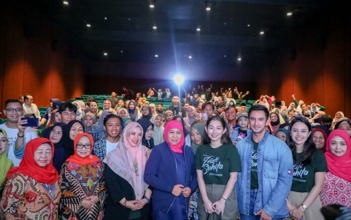 Nobar Film Hati Suhita di Surabaya, Gubernur Khofifah Sebut Rengganis Perempuan Agung