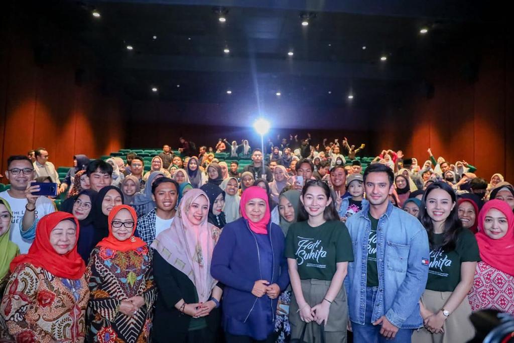 Nobar Film Hati Suhita di Surabaya, Gubernur Khofifah Sebut Rengganis Perempuan Agung