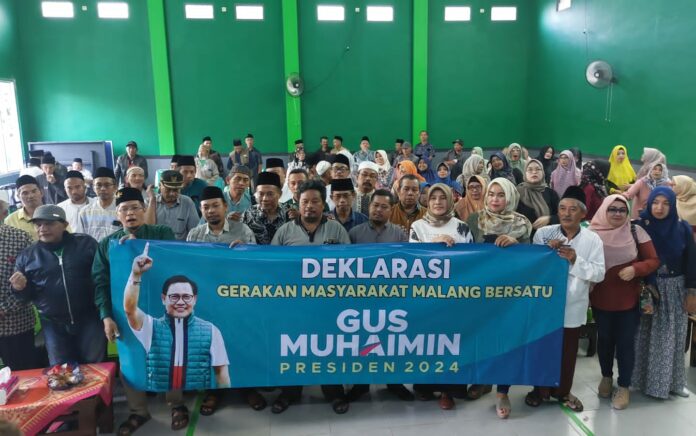 Gerakan Masyarakat Malang Bersatu Dukung Gus Imin Capres 2024
