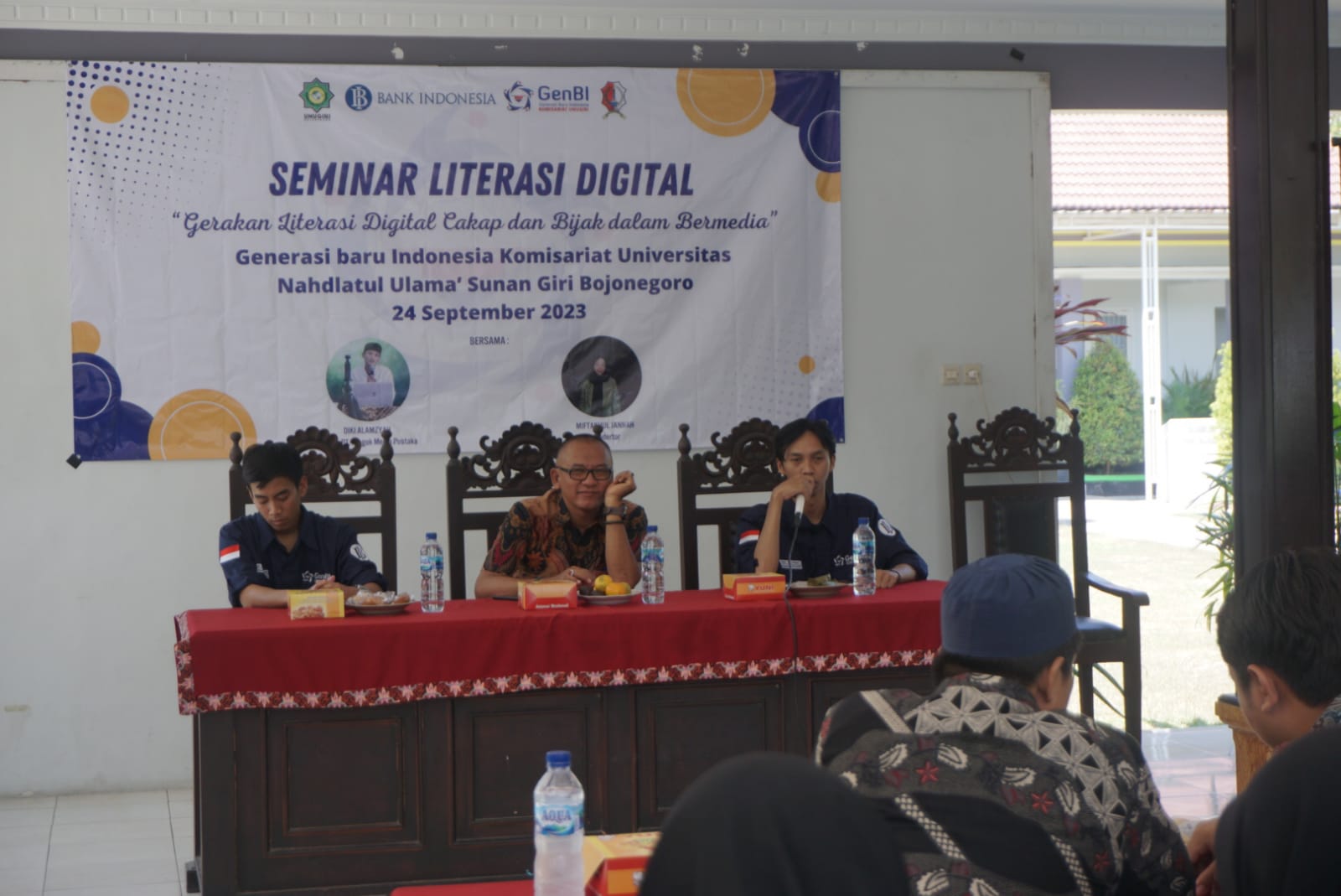 Kolaborasi dengan PEMDES Plesungan, GenBI Unugiri Gelar Seminar Literasi Digital