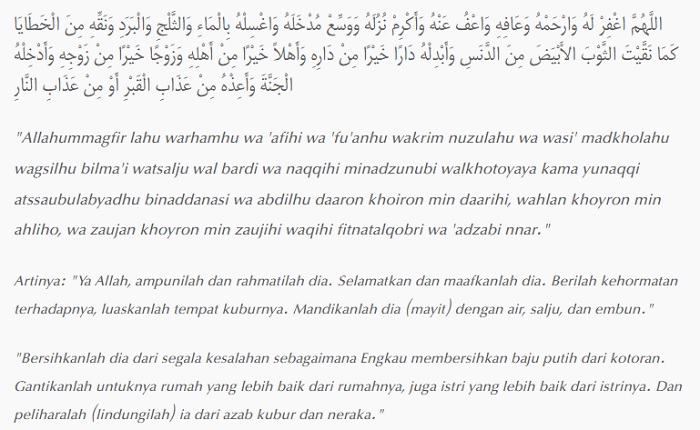 Tata Cara Sholat Jenazah Laki-laki Dan Perempuan Dalam Islam ...