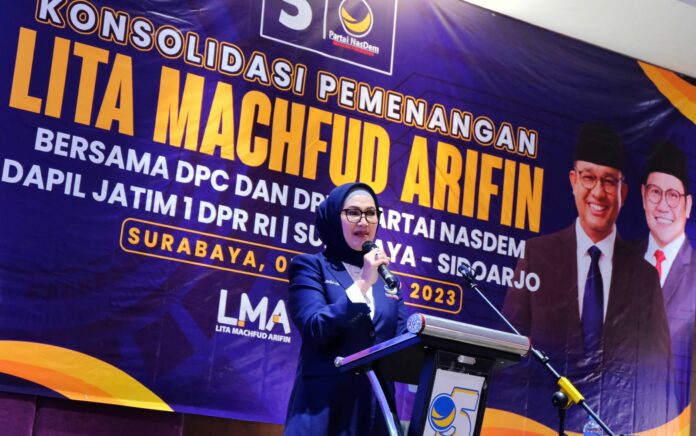 Lita Machfud Arifin Gelar Konsolidasi Pemenangan di Surabaya