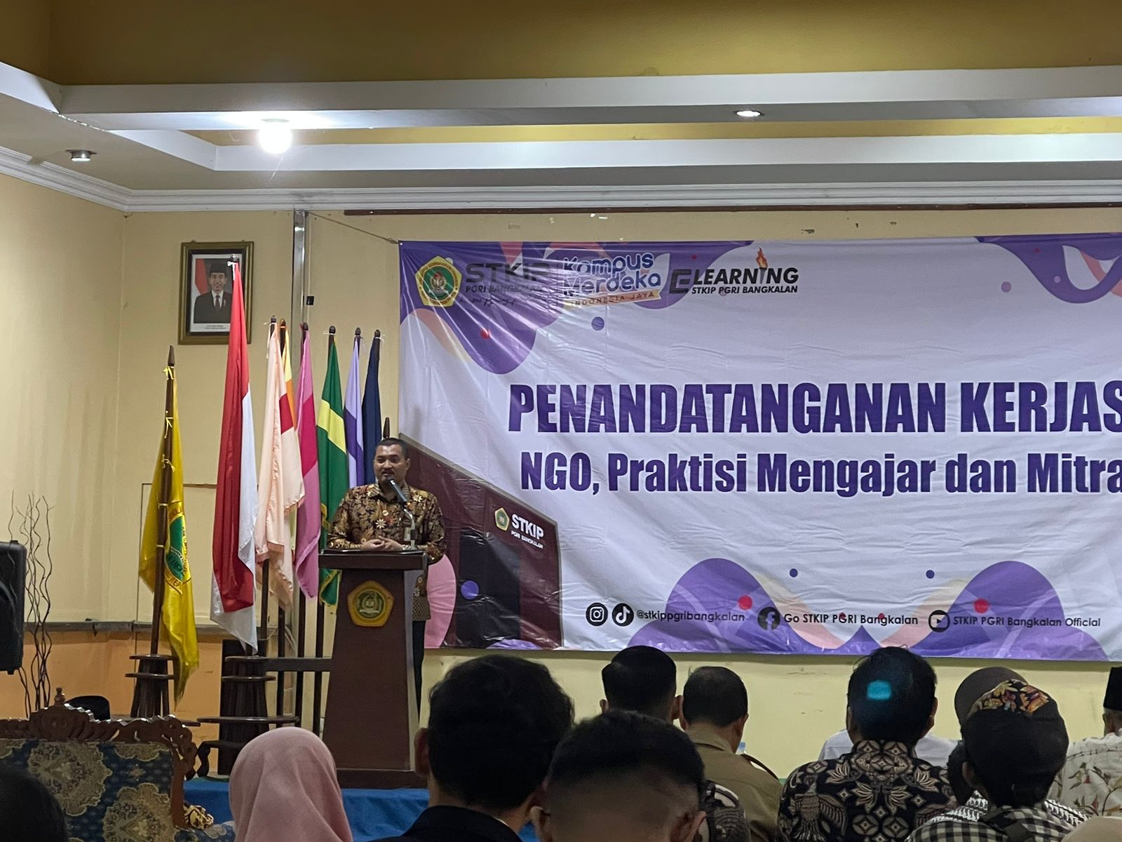 STKIP PGRI Bangkalan Teken Kerja Sama, Isinya Praktisi Mengajar dan Mitra PMB