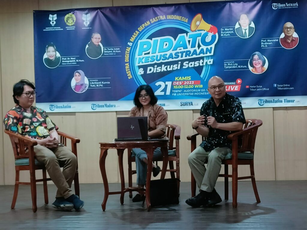 Bicarakan Sastra Digital, HISKI Pusat dan HISKI Komisariat UI Gelar Pidato Kesusastraan dan Diskusi Ilmiah