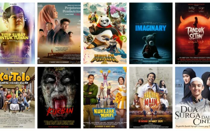10 Rekomendasi Film Bioskop yang Tayang Sepanjang Maret 2024