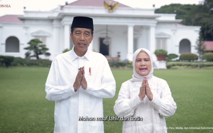 Jokowi-Iriana Ucapkan Selamat Idul Fitri 1445 H: Semoga Bisa Saling Memaafkan