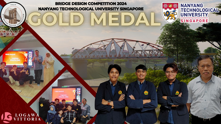 Pertahankan Gelar Juara, FT Unej Kembali Raih Gold Medal Bridge Competition di Singapura
