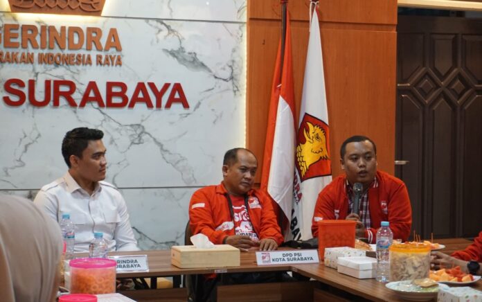 Gelar Silaturahmi Kebangsaan, Gerindra dan PSI Sepakat Lanjutkan Koalisi untuk Pilwali Surabaya