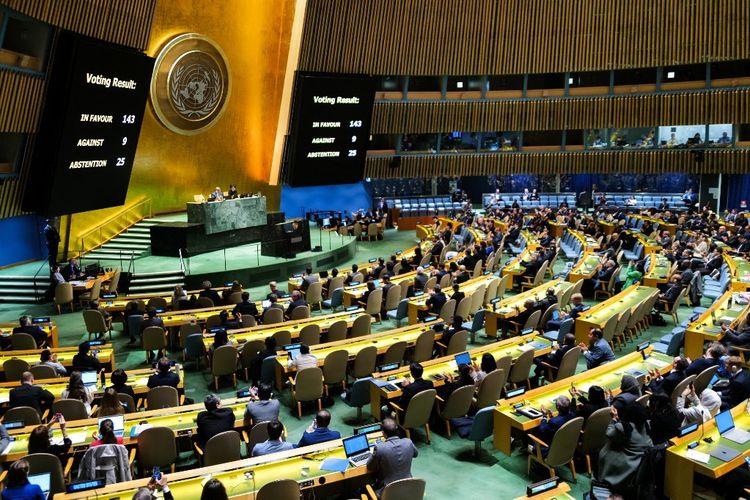 PBB Gelar Voting Untuk Keanggotaan Penuh Palestina di Badan Dunia, 143 Negara Nyatakan Setuju