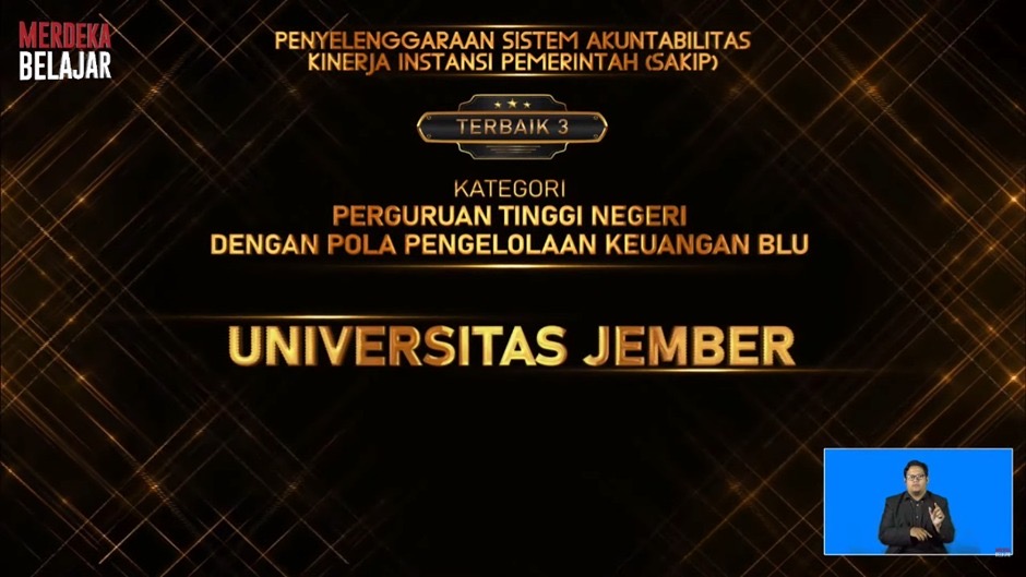 Universitas Jember Raih Dua Penghargaan dari Kemdikbudristek