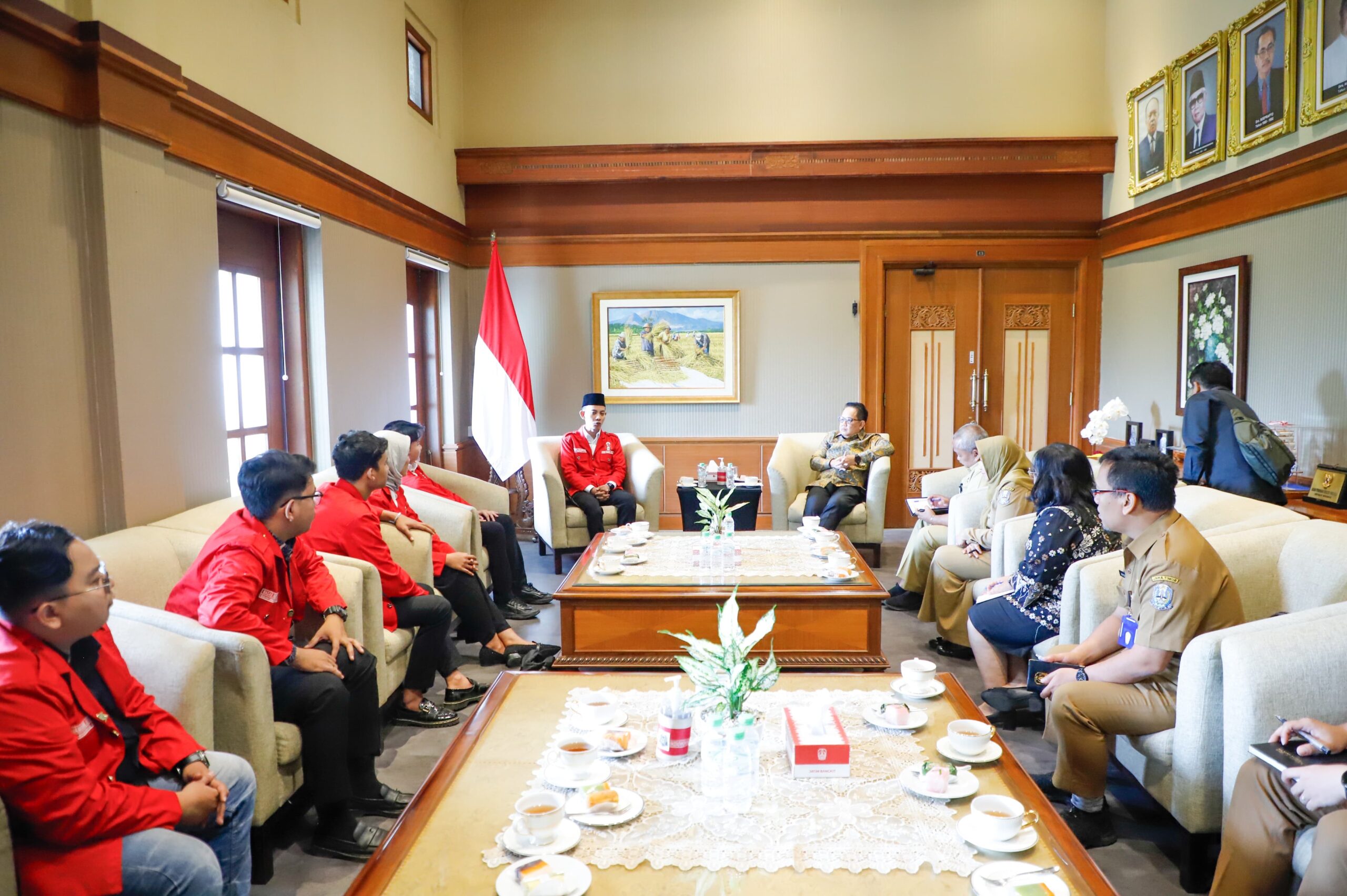 Bahas Isu Strategis, DPD GMNI Sampaikan Beberapa Rekomendasi kepada Pj Gubernur Jawa Timur
