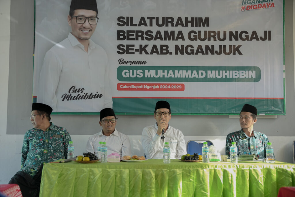 Guru Ngaji Se-Kabupaten Nganjuk Deklarasi Dukung Gus Muhibbin di Pilkada 2024