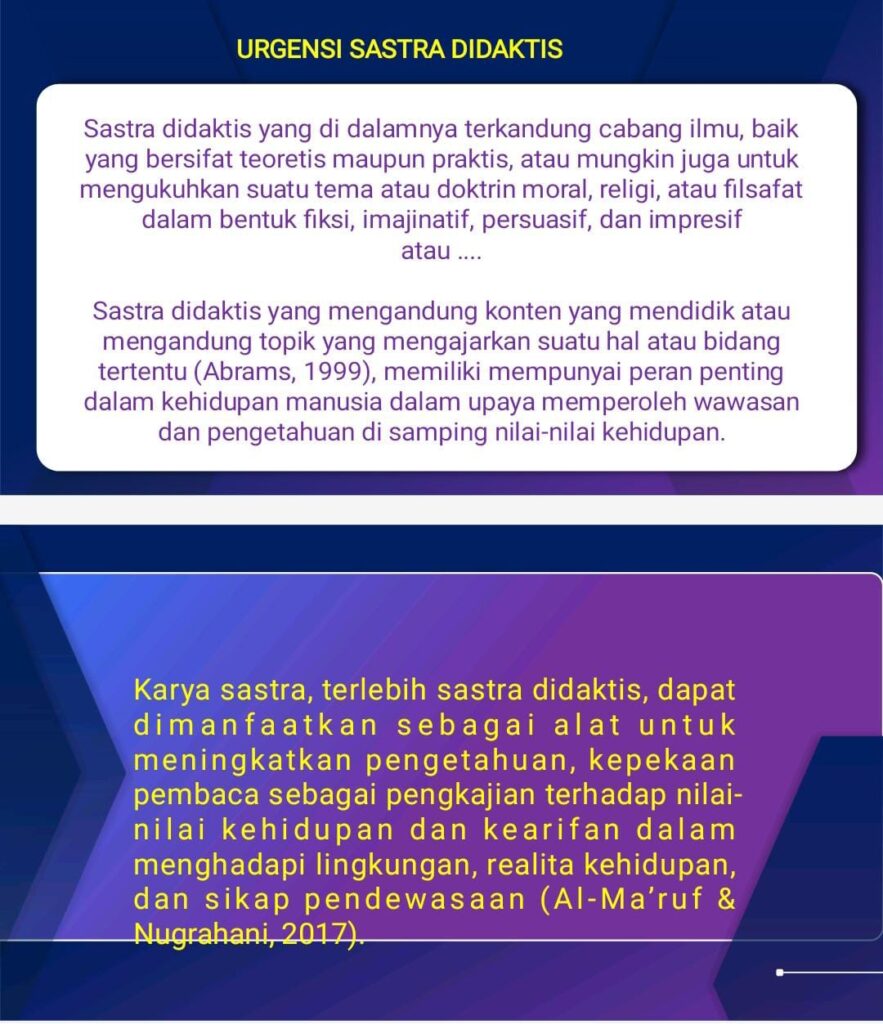 Sesi Kedua Putaran 9 Sekolah Sastra, HISKI Dalami Kajian Sastra Didaktik