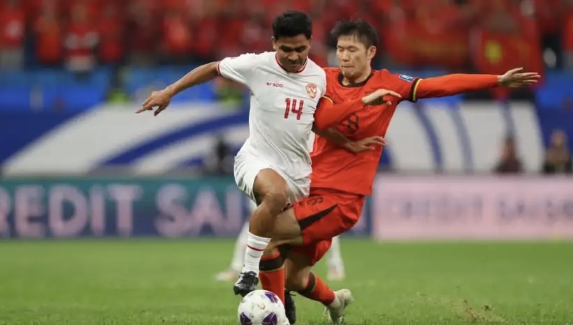 Indonesia Kalah Tipis dari China 1-2