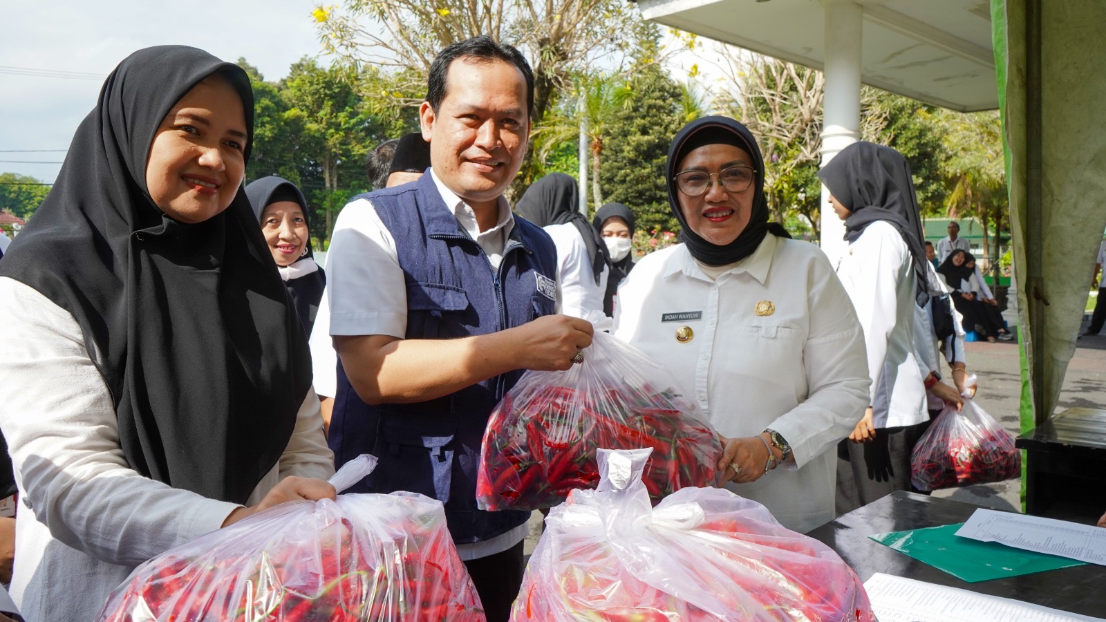 Pegawai Pemkab Ramai-ramai Borong Cabai dari Petani Atasi Anjloknya Harga