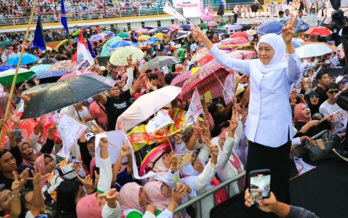 Kampanye Akbar, Khofifah: Mari Bersama Membangun Jatim Maju