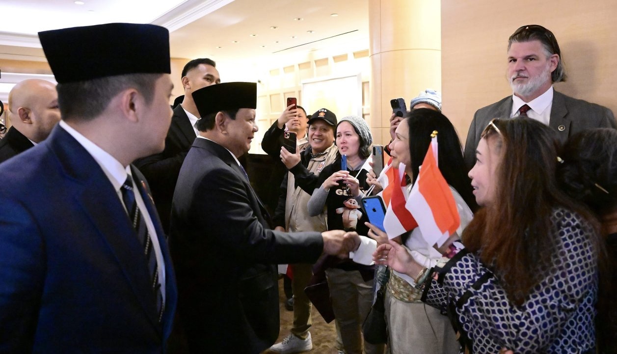 Tiba di Amerika Serikat, Prabowo Disambut WNI: We Love You, Pak