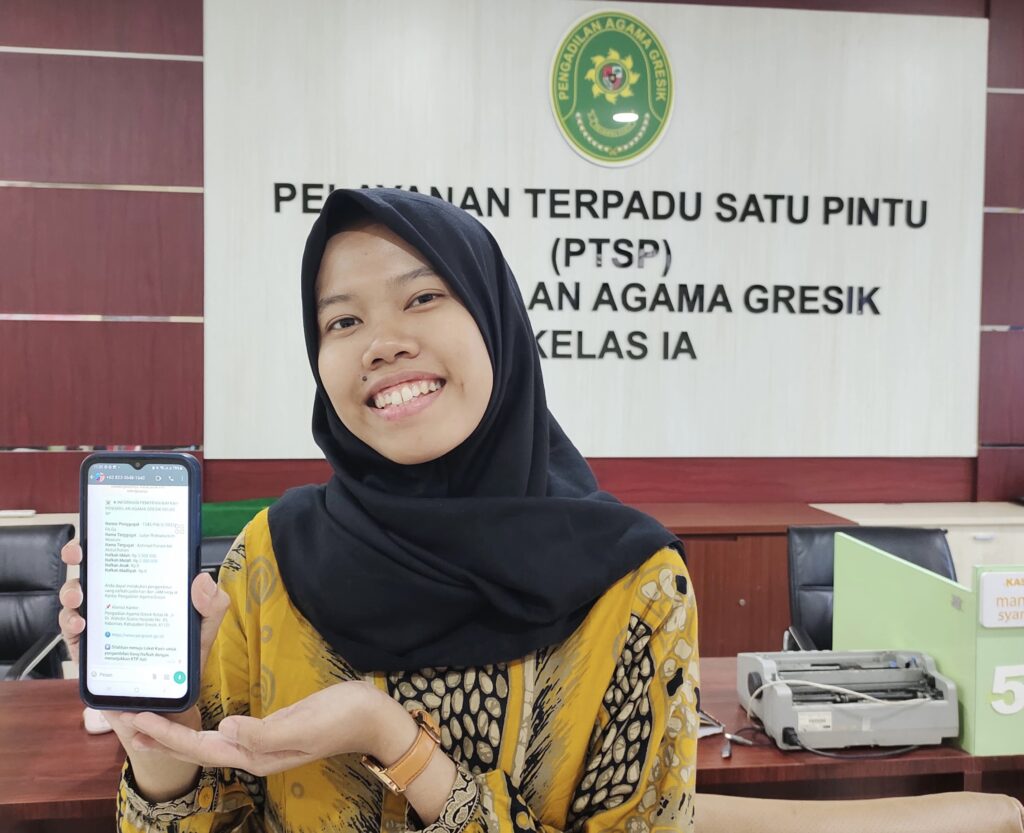 CPNS Pengadilan Agama Gresik Ciptakan Inovasi SIPANDAI (Notifikasi Penitipan Nafkah dan Informasi Perkara) untuk Pemenuhan Hak Perempuan dan Anak Pasca Perceraian